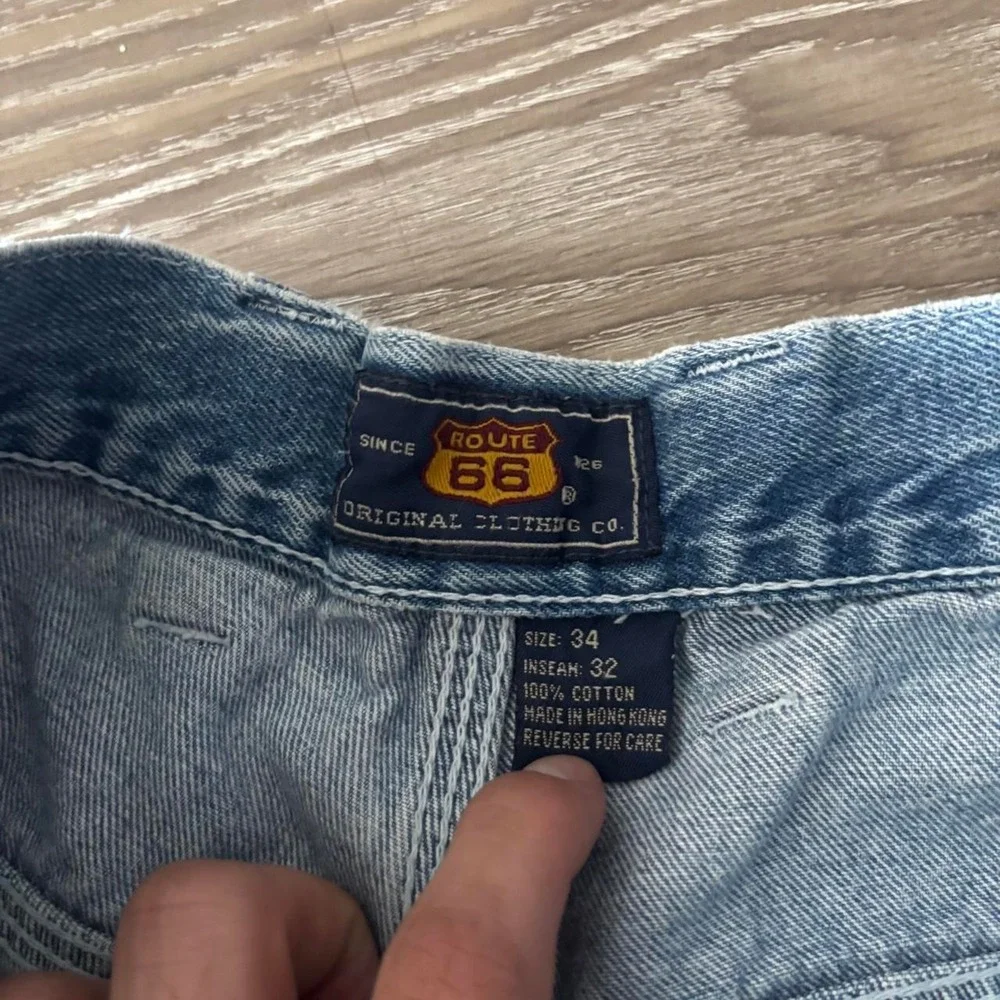 Vintage Y2K/2000s Baggy Light Wash Skater Carpenter Denim Jeans! 33x31